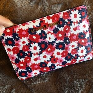 Michael Kors Medium Carnation Slim Wallet